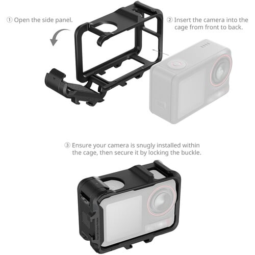 1024627_A.jpg - SmallRig Camera Cage for DJI Osmo Action 5 Pro/4/3 5135 - Thumbnail 1