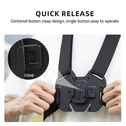 1024837_C.jpg - Telesin New Vest Chest Strap for Action Cameras - Thumbnail 3