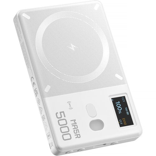 1025087_B.jpg - Godox MA5R RGB LED Light and Power Bank White - Image 2