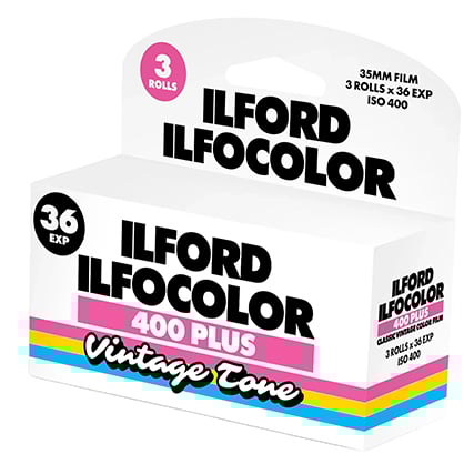 Best image for ILFORD ILFOCOLOR 400+ Vintage Tone 135/36 EXP - Triple Pack ( 3 Rolls )