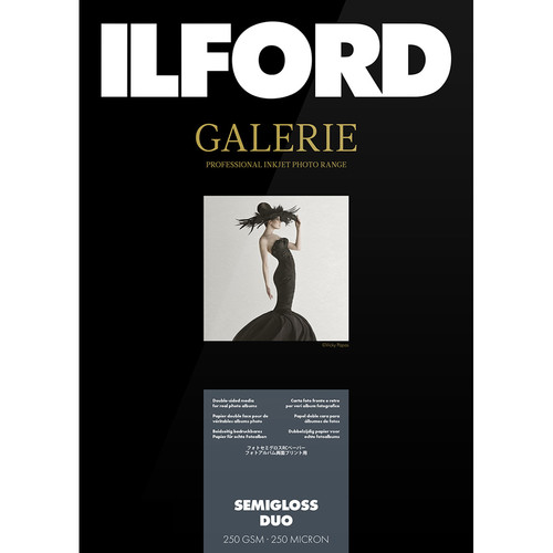 Ilford Galerie Semigloss Duo Paper Sheets (250 GSM) 100 Sheets - Best Available Image