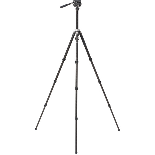 1025267_B.jpg - Benro KingPod 4-Section Tripod with FS36PRO Head (Carbon Fiber) - Thumbnail 2