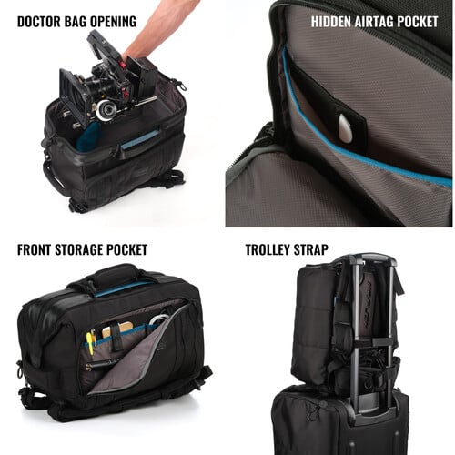 1025317_C.jpg - Tenba Cineluxe V2 Backpack 16 (Black) - Thumbnail 3