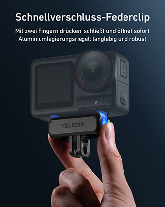 1025447_A.jpg - Telesin Quick Release Detach Mount Latch For Action 5/4/3 - Image 1