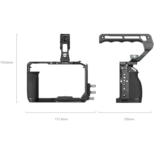 1025507_A.jpg - SmallRig Camera Cage with Top Handle for Nikon ZR 5647 - Image 1