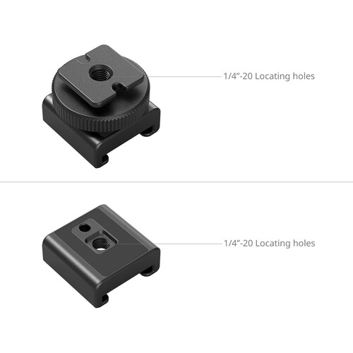 1025737_A.jpg - SmallRig Cold Shoe Mount for Compact Wireless Microphones 4822 - Image 1