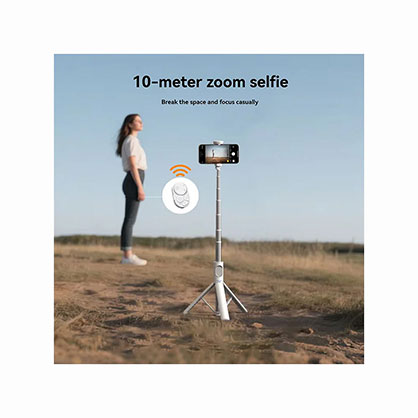 1025897_B.jpg - Telesin P5-RMT-05 Selfie Remote, Bluetooth Control with 10m Range and Zoom Butto - Thumbnail 2