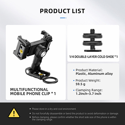 1025907_H.jpg - Telesin Multifunctional Mobile Phone Holder - Image 8