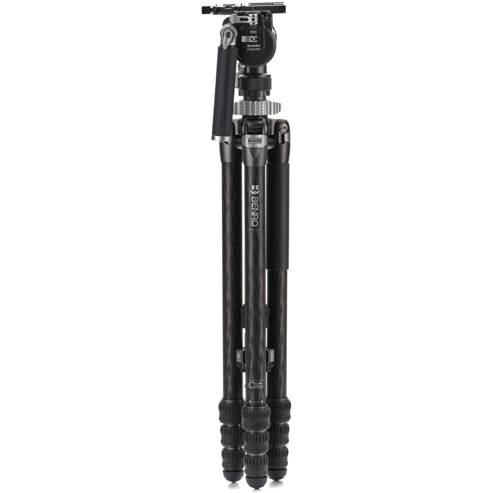 1025987_A.jpg - Benro KingPod 4-Section Carbon Fibre Tripod with FS36PRO Head - Image 1