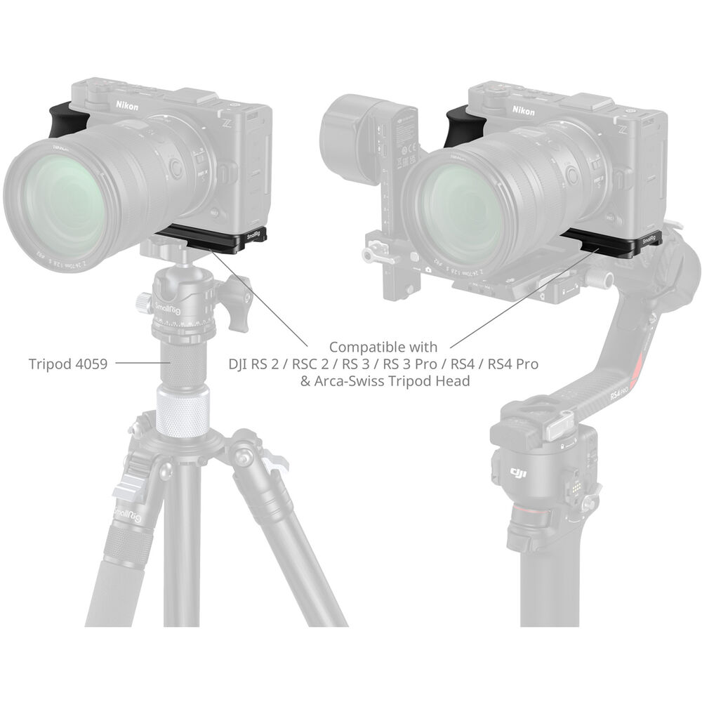 1026017_C.jpg - SmallRig L-Shaped Silicone Grip for Nikon ZR 5466 - Image 3