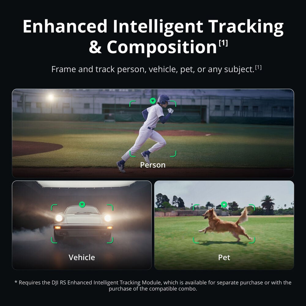 1026037_A.jpg - DJI RS 5 Gimbal Combo Kit with AI Tracking Module and Briefcase Handle - Thumbnail 1