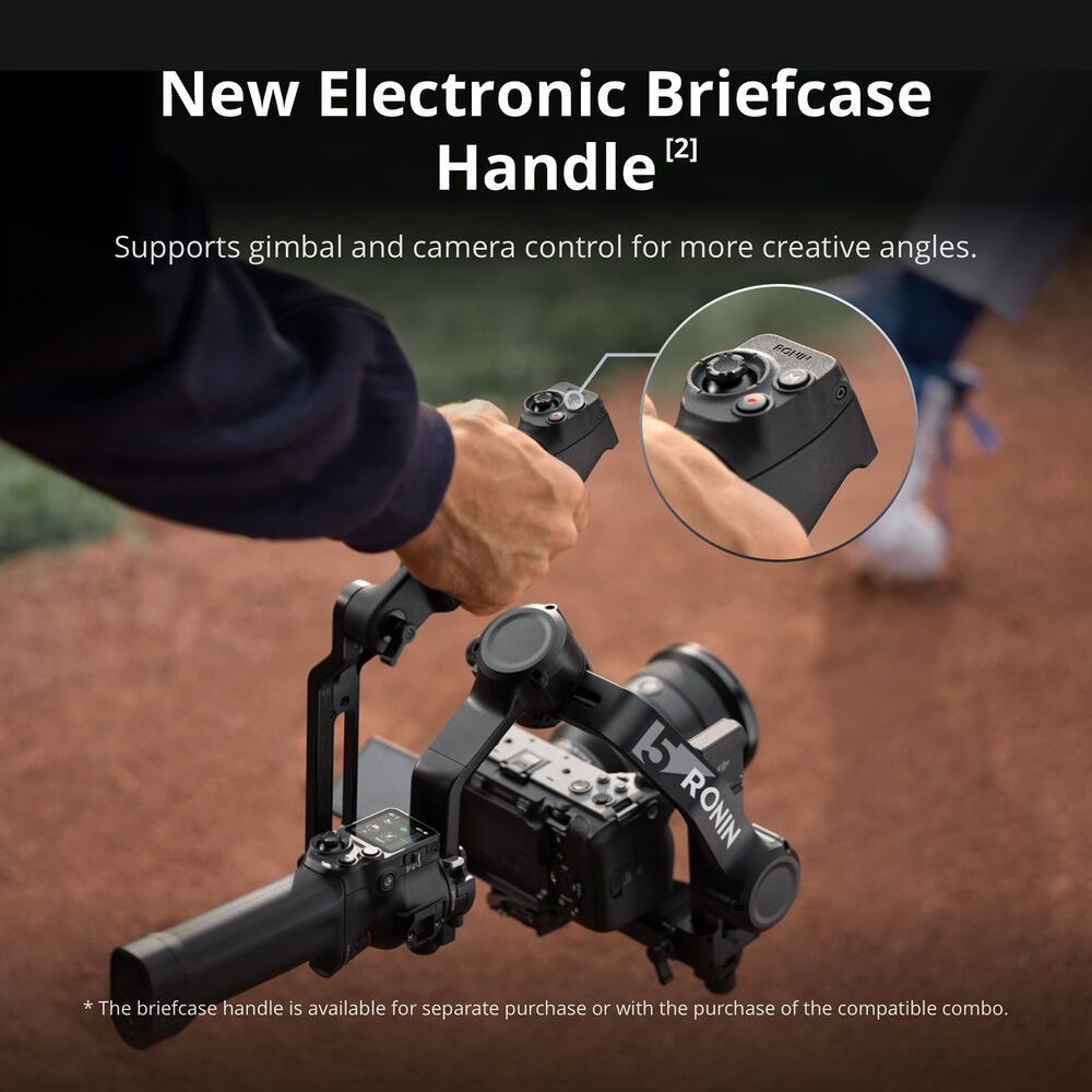 1026037_B.jpg - DJI RS 5 Gimbal Combo Kit with AI Tracking Module and Briefcase Handle - Image 2
