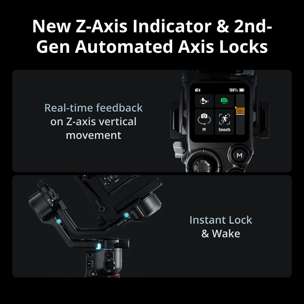 1026037_D.jpg - DJI RS 5 Gimbal Combo Kit with AI Tracking Module and Briefcase Handle - Thumbnail 4