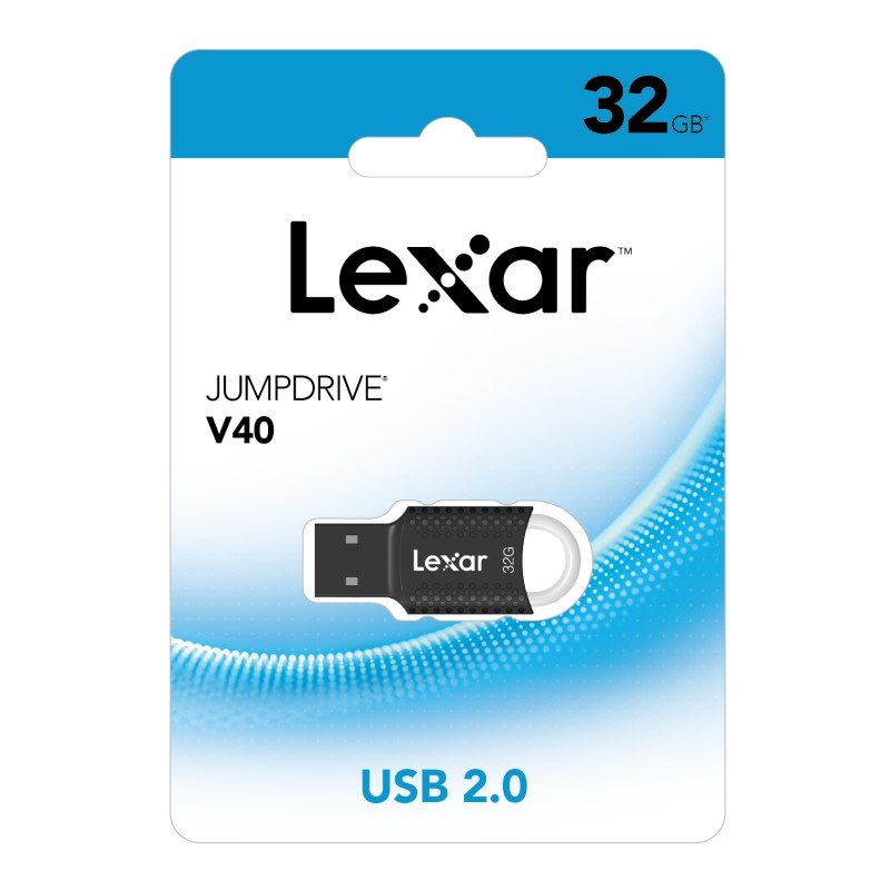 Lexar JumpDrive V40 USB 2.0 Flash Drive 32GB - Best Available Image