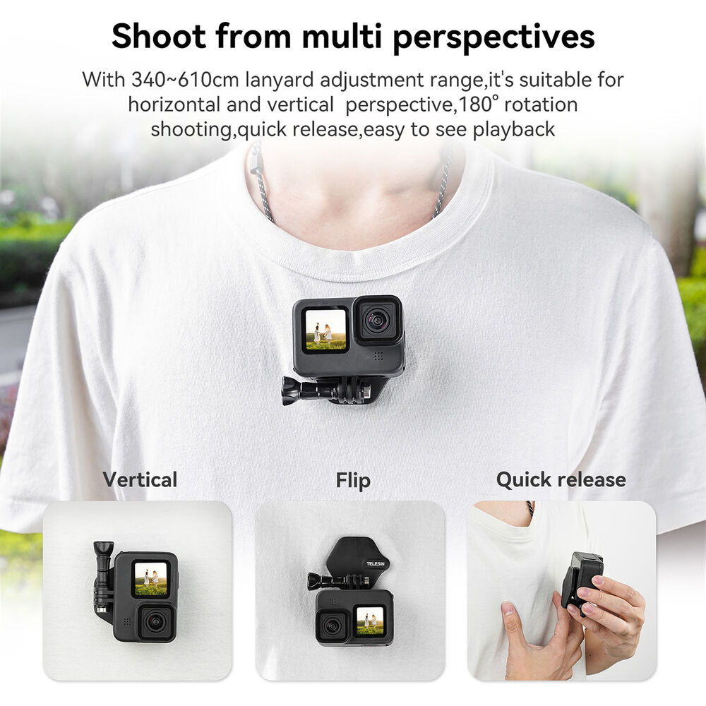 1026127_D.jpg - Telesin Magnetic Action Camera Neck Mount with Nano Sticker Kit - Image 4