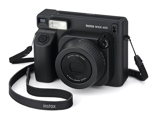 1026157_C.jpg - Fujifilm instax WIDE 400 Instant Film Camera Jet Black - Thumbnail 3