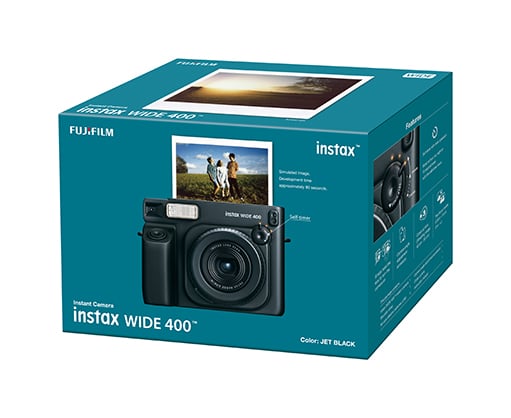 1026157_D.jpg - Fujifilm instax WIDE 400 Instant Film Camera Jet Black - Image 4