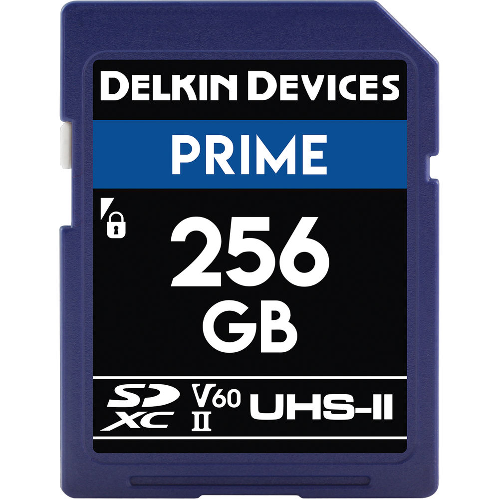 Delkin 256GB PRIME UHS-II SDXC Memory Card - Best Available Image