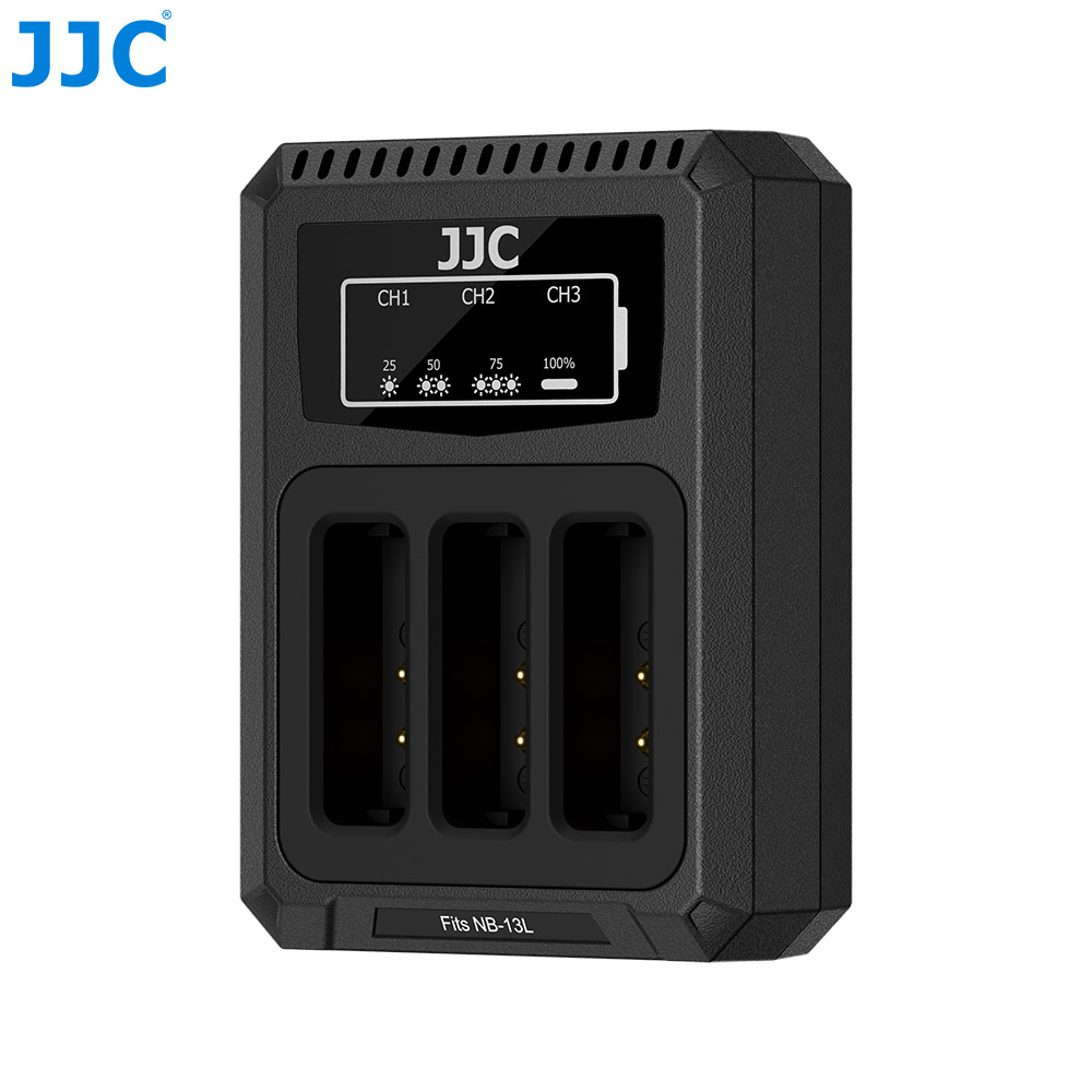 JJC Multi-Battery Charger for Canon NB-13L - Best Available Image