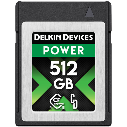 Best image for Delkin 512GB POWER 4.0 CFexpress Type B Memory Card