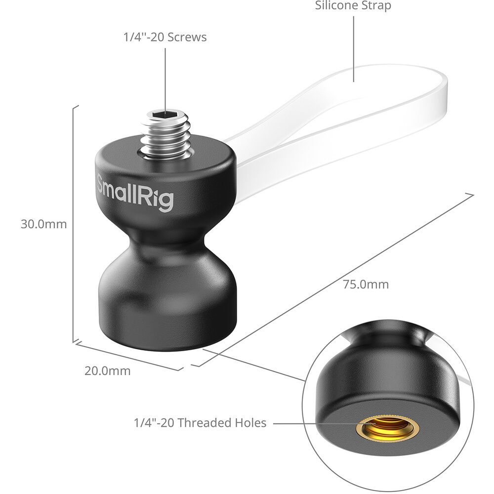 1026717_A.jpg - SmallRig Cable Clamp (10-Pack) 6527 - Image 1