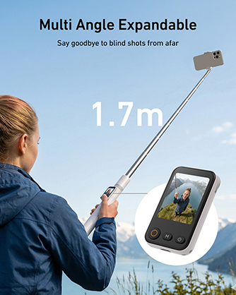 1026727_D.jpg - Telesin 170cm Smartphone Selfie Stick and Tripod with Wireless Preview Monitor - Image 4