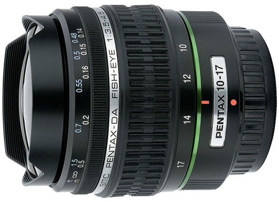 Pentax SMCP-DA 10-17mm f3.5-4.5 (IF) AF Fisheye Zoom Lens