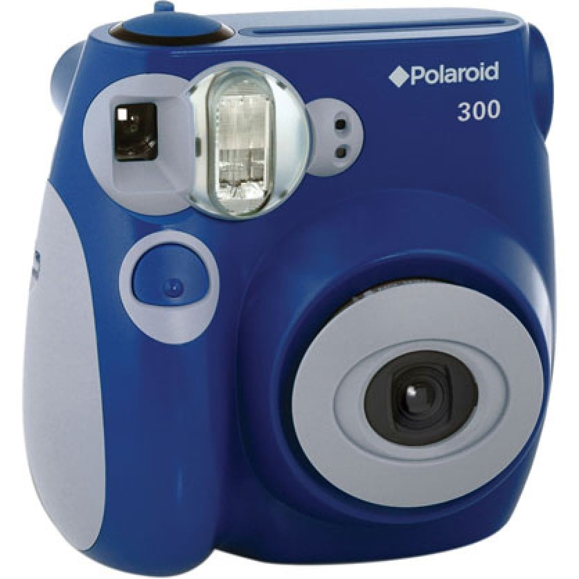 POLAROID 300 INSTANT CAMERA Blue Instant Print Cameras