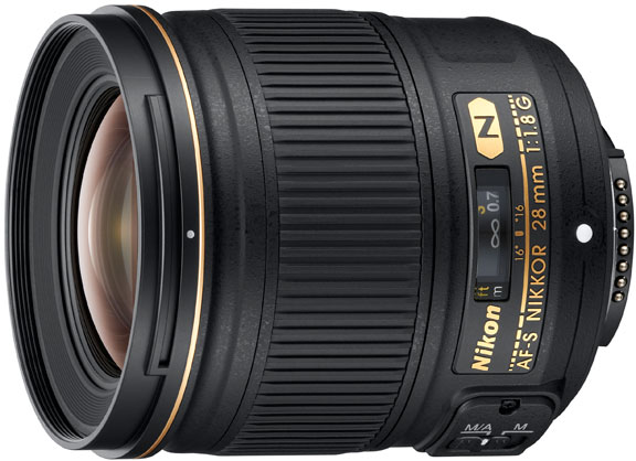 NIKON AF-S 28mm F1.8G NIKKOR LENS