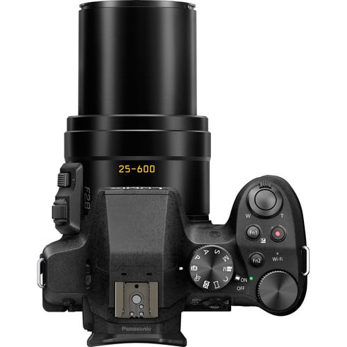 Panasonic 松下 LUMIX FZ300 長變焦數位相機 1210 萬像素 1/2.3 英吋感應器 4K 錄影 WiFi 無線功能  防濺防塵機身 LEICA DC 24X F2.8 徕卡變焦鏡頭 - DMC-FZ300K - （黑色） 美國