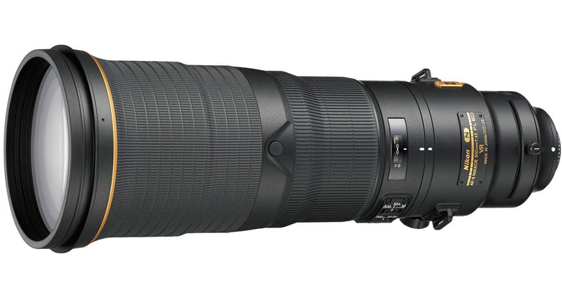Nikon AF-S NIKKOR 500mm f/4E FL ED VR Nikon FX Full Frame