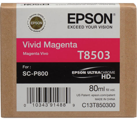 Epson T8503 80ml Vivid Magenta ink SC-P800