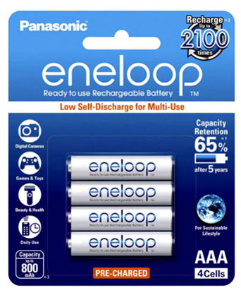 Panasonic ENELOOP AAA Rechargeable 4pk - Best Available Image