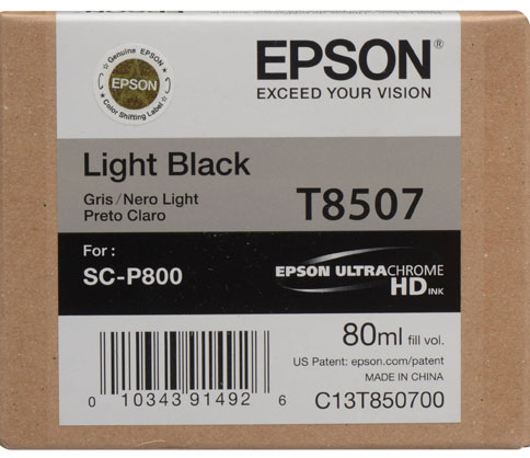 Epson T8507 80ml Light Black SC-P800