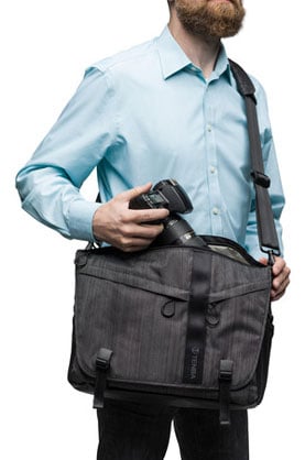 1012978_A.jpg - Tenba 638-481 Messenger DNA 15 Slim Graphite - Image 1