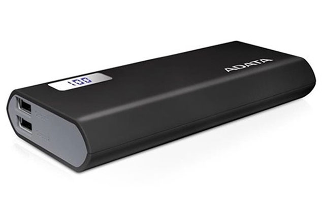 1014828_A.jpg - Adata P12500D POWERBANK 12,500mAh BLACK - Image 1