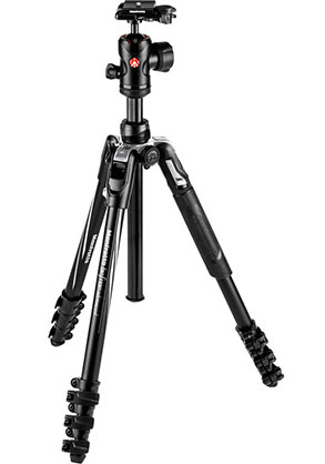 Manfrotto Befree Advanced Tripod +494 Ball Head (Lever Locks, Black)