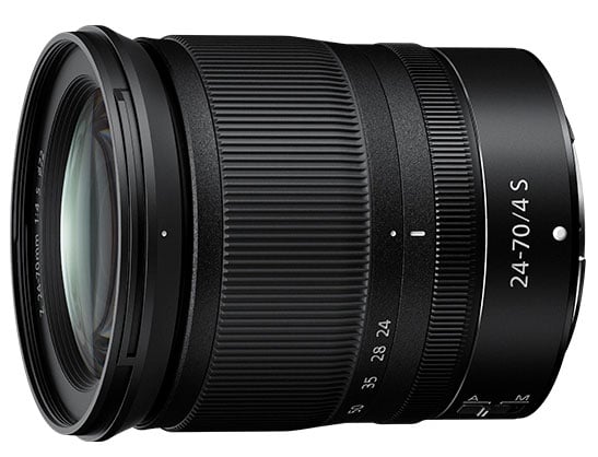 Nikon NIKKOR Z 24-70mm f4 S Lens + $100 Cashback