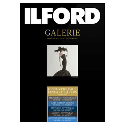 Ilford A4 Galerie Discovery Pack Fine Art 25s - Best Available Image