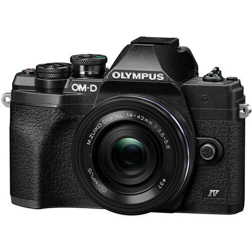 Olympus E-M10 Mark IV with 14-42mm Lens Black - Best Available Image