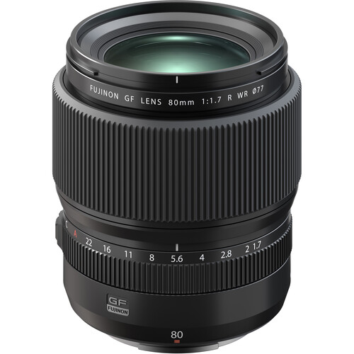 FUJIFILM GF 80mm f/1.7 R WR Lens - Best Available Image