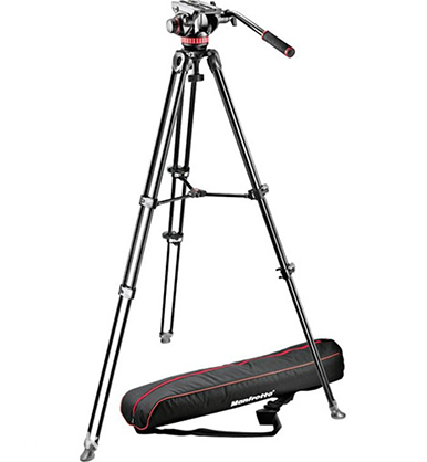 Manfrotto fluid video mvh502a Tripod kit - Best Available Image