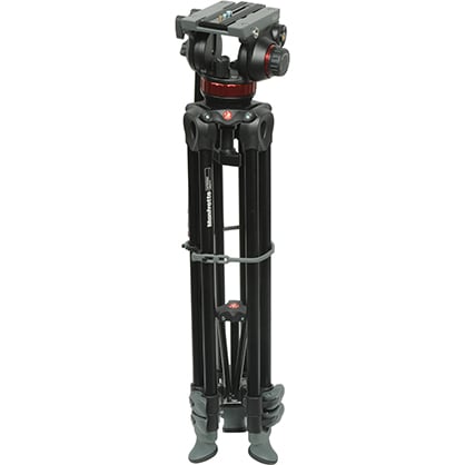 1018468_B.jpg - Manfrotto fluid video mvh502a Tripod kit - Image 2