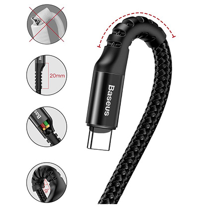 1018848_A.jpg - Baseus Spring Data Cable USB Type-C 1m