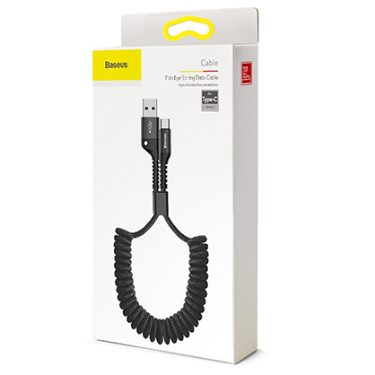 1018848_C.jpg - Baseus Spring Data Cable USB Type-C 1m - Image 3