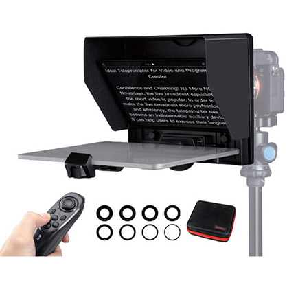 Best image for FeelWorld TP10 Portable Folding Teleprompter for Smartphone/Tablet/DSLR