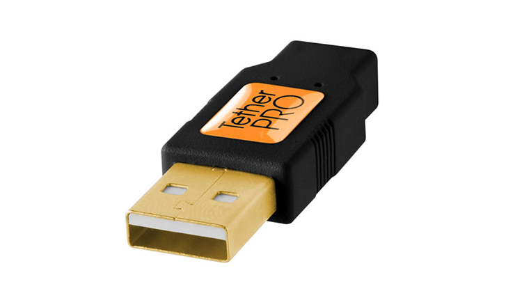 1019448_C.jpg - TetherPro USB 2.0 to Mini-B 8-Pin 30cm Black CU8001-BLK