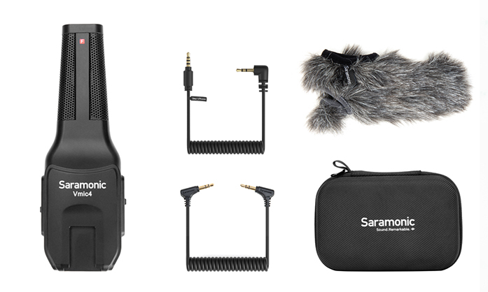 1019748_D.jpg - Saramonic Vmic4 Dual Capsule Directional Condenser Microphone - Thumbnail 4