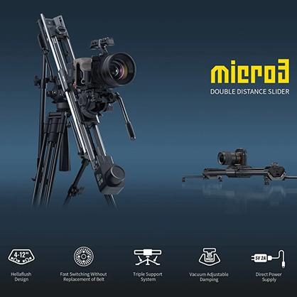 Zeapon Micro3 E1000 Motorized Double Distance Camera Slider