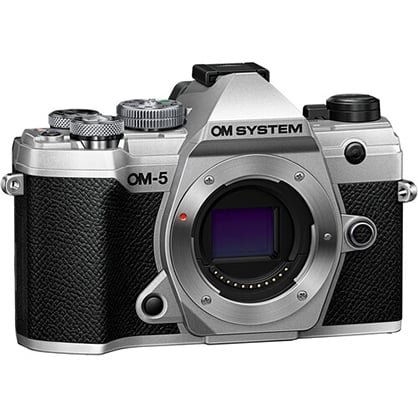 OM SYSTEM OM-5 Body Only - Silver + $200 Cashback